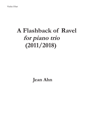 Book cover for Flashback of Ravel-PARTS (violin and cello)