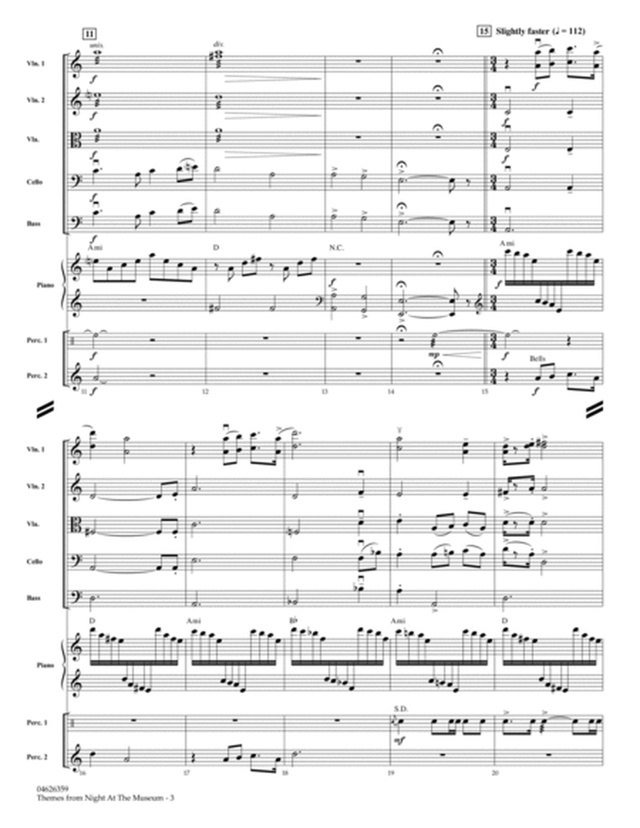 Themes from Night at the Museum - Full Score