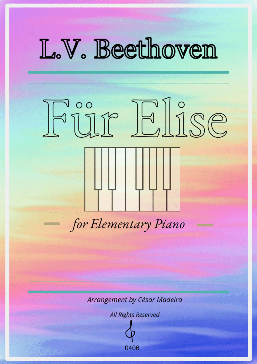 Für Elise by Beethoven - Elementary Piano (Full Score) image number null