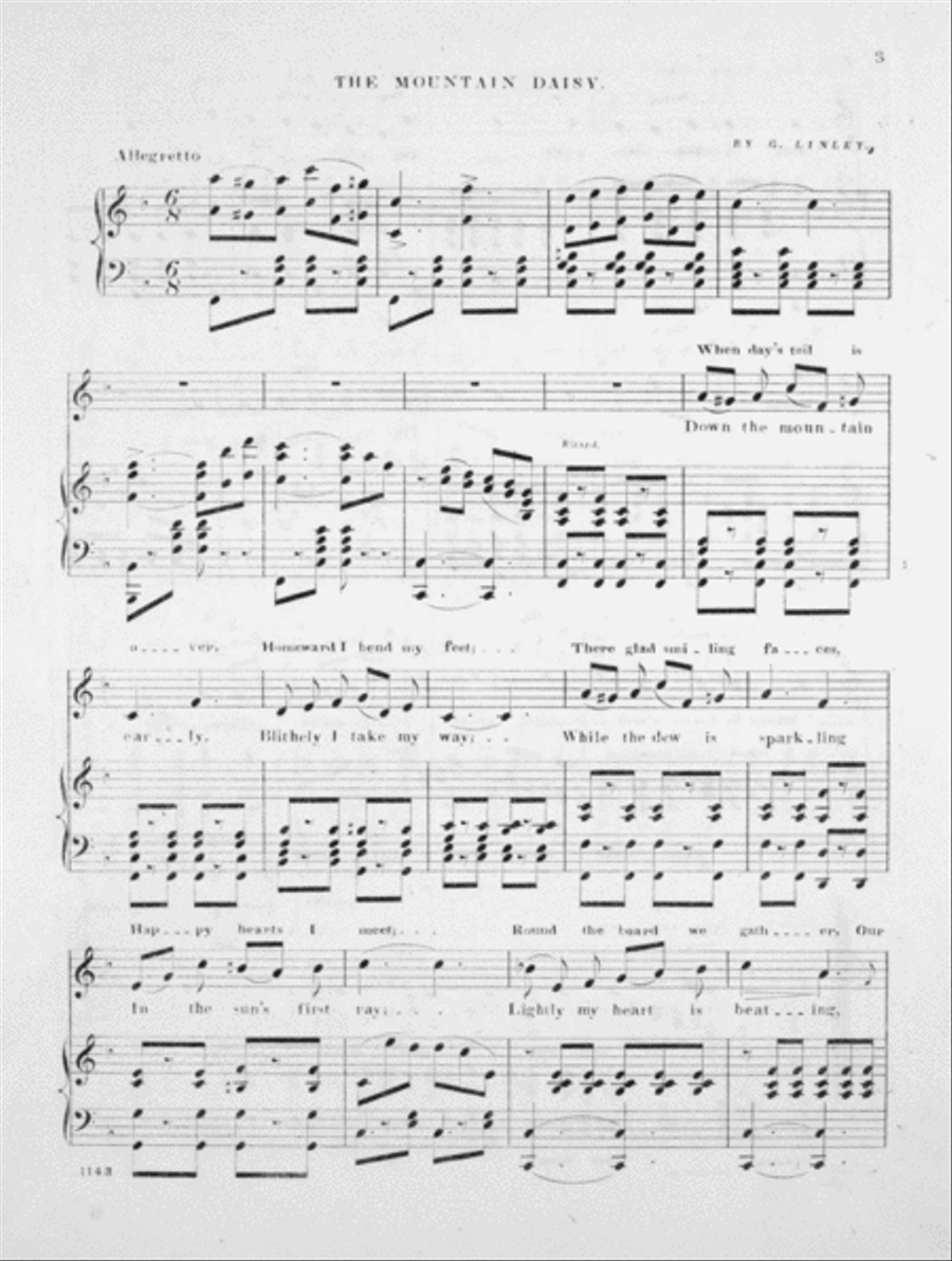 The Mountain Daisy Voice scores gallery preview page 2