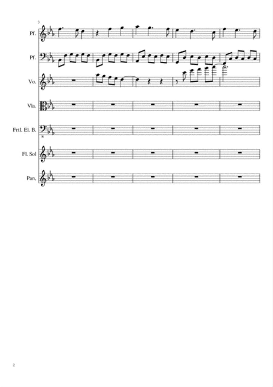 Danza nel tempo Large Ensemble scores gallery preview page 2