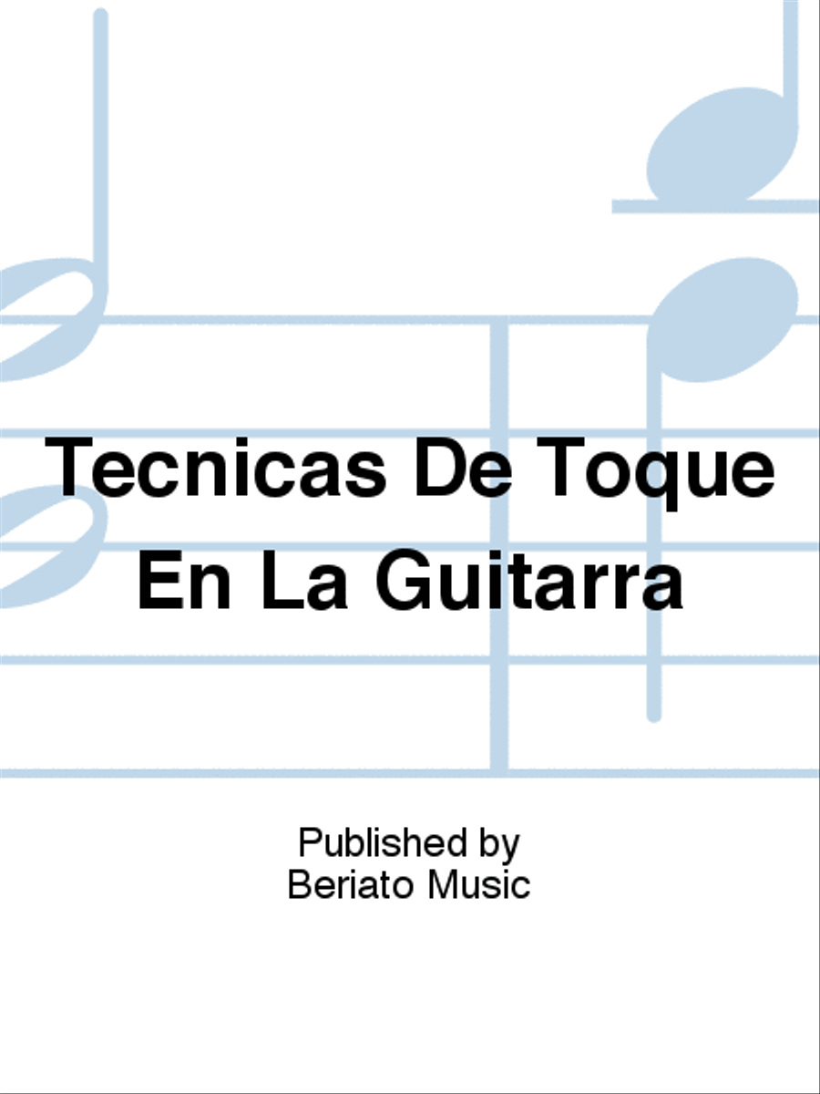 Tecnicas De Toque En La Guitarra Guitar scores gallery preview page 1