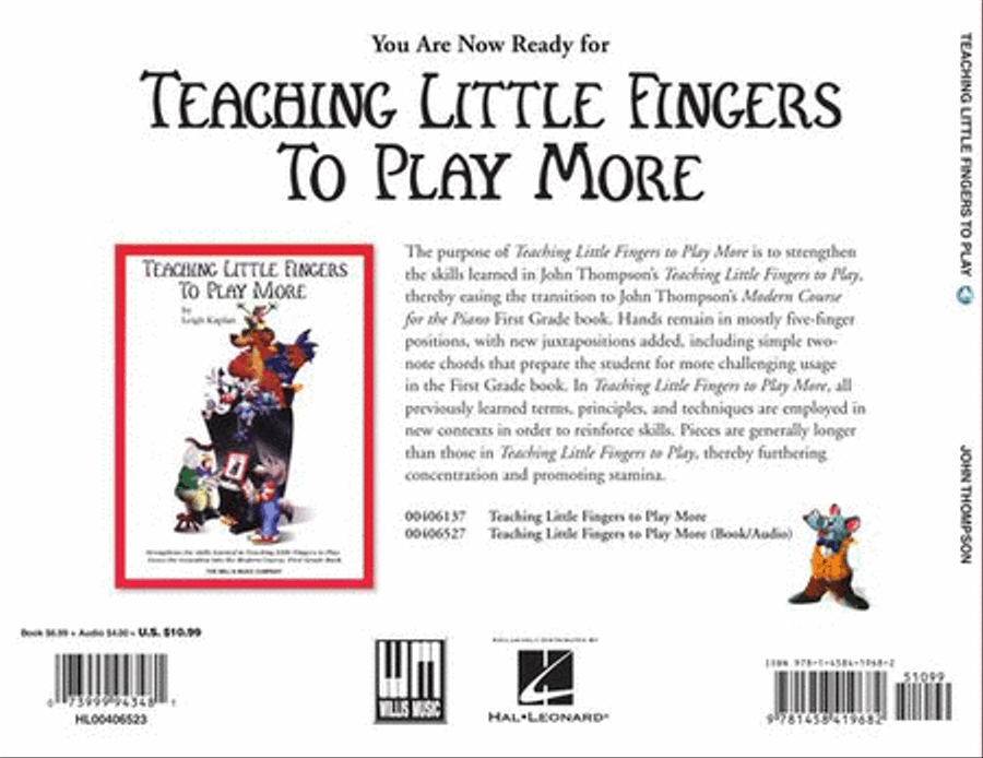Teaching Little Fingers to Play – Book/Audio Piano Method scores gallery preview page 9