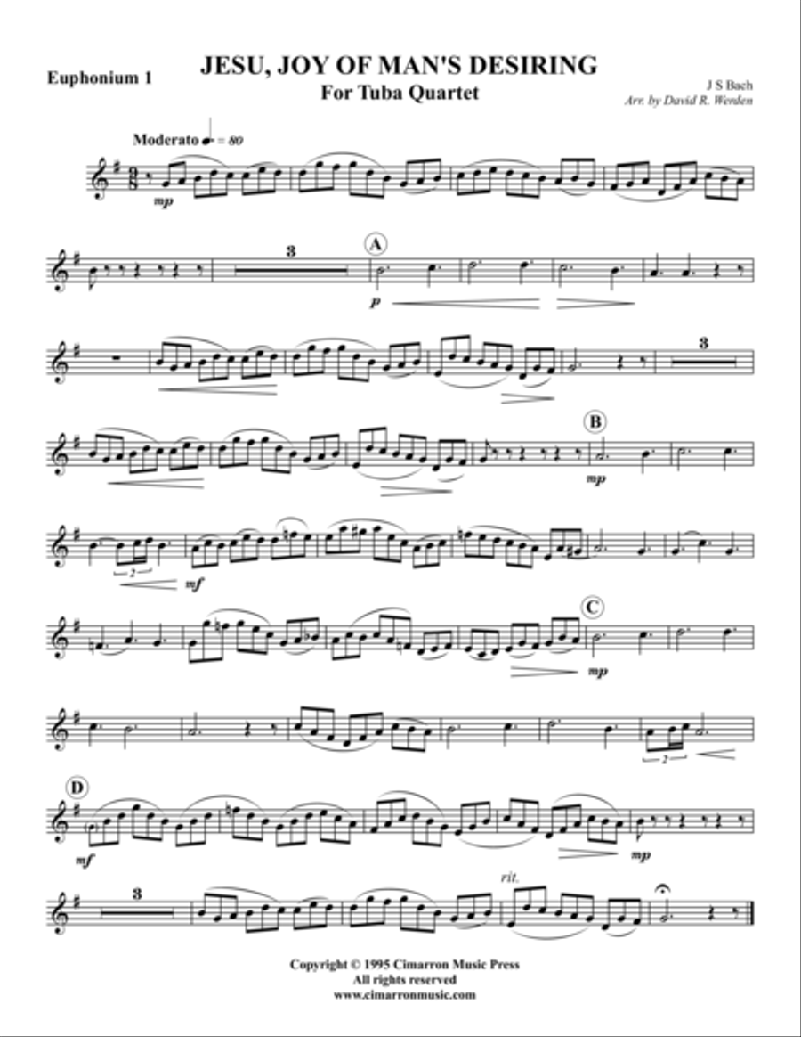 Jesu, Joy of Man's Desiring EETT scores gallery preview page 4