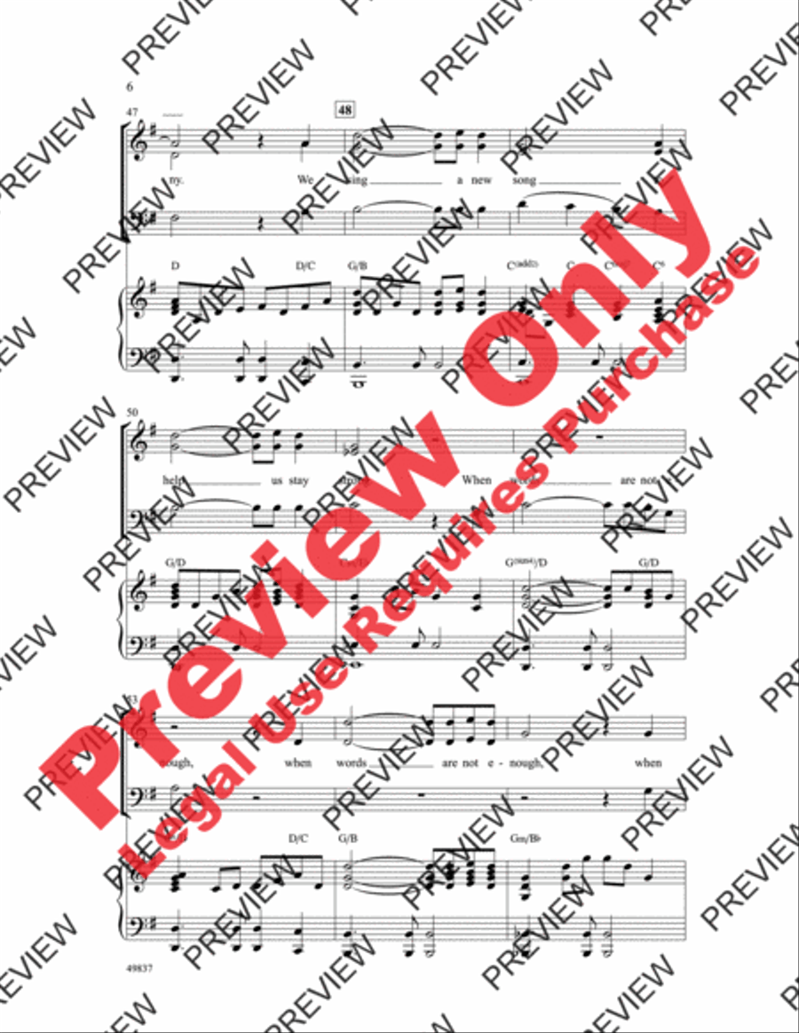 When Words Are Not Enough 3-Part scores gallery preview page 7