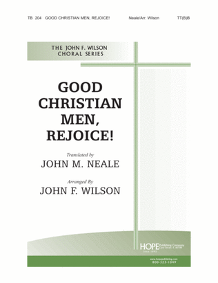 Book cover for Good Christian Men, Rejoice!