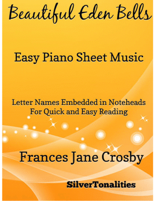 Book cover for Beautiful Eden Bells Easy Piano Sheet Music