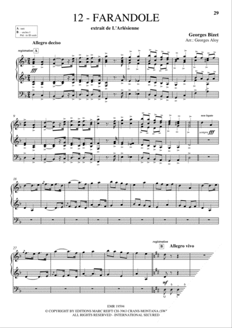 24 Pieces celebres Volume 1 Organ scores gallery preview page 15