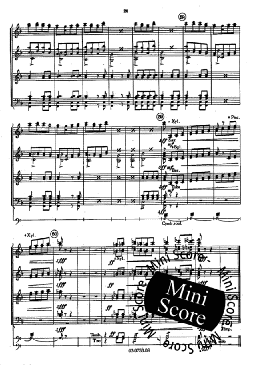 Colas Breugnon Concert Band scores gallery preview page 24
