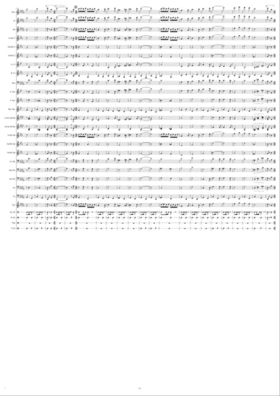 Freestone County Fair March Concert Band scores gallery preview page 2