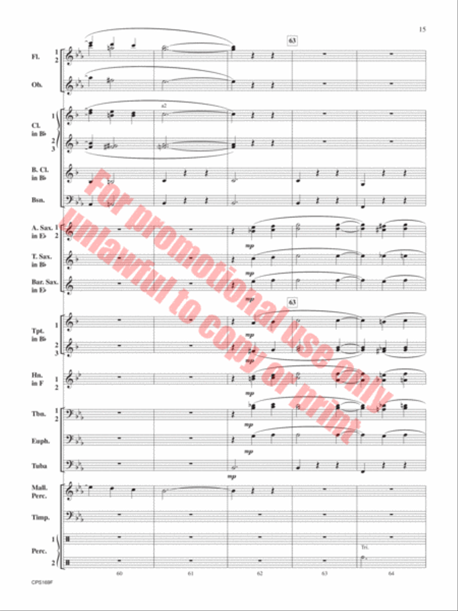 Home For the Holidays Home For the Holidays Concert Band scores gallery preview page 16