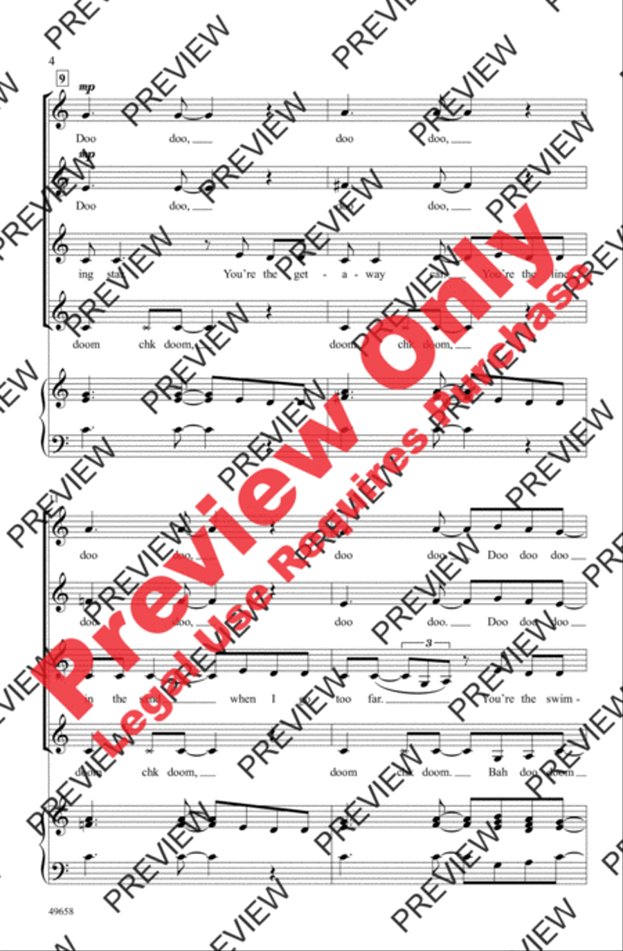 Everything Everything A Cappella scores gallery preview page 4