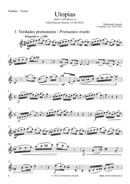 Utopias (Violin & Piano) image number null