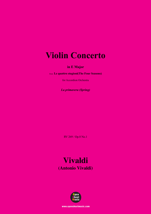 Vivaldi-Violin Concerto,for Accordion Orchestra