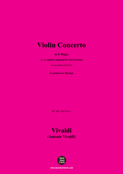 Vivaldi-Violin Concerto,for Accordion Orchestra image number null