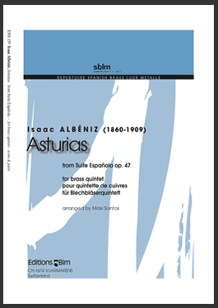 Asturias from Suite Española op. 47 image number null