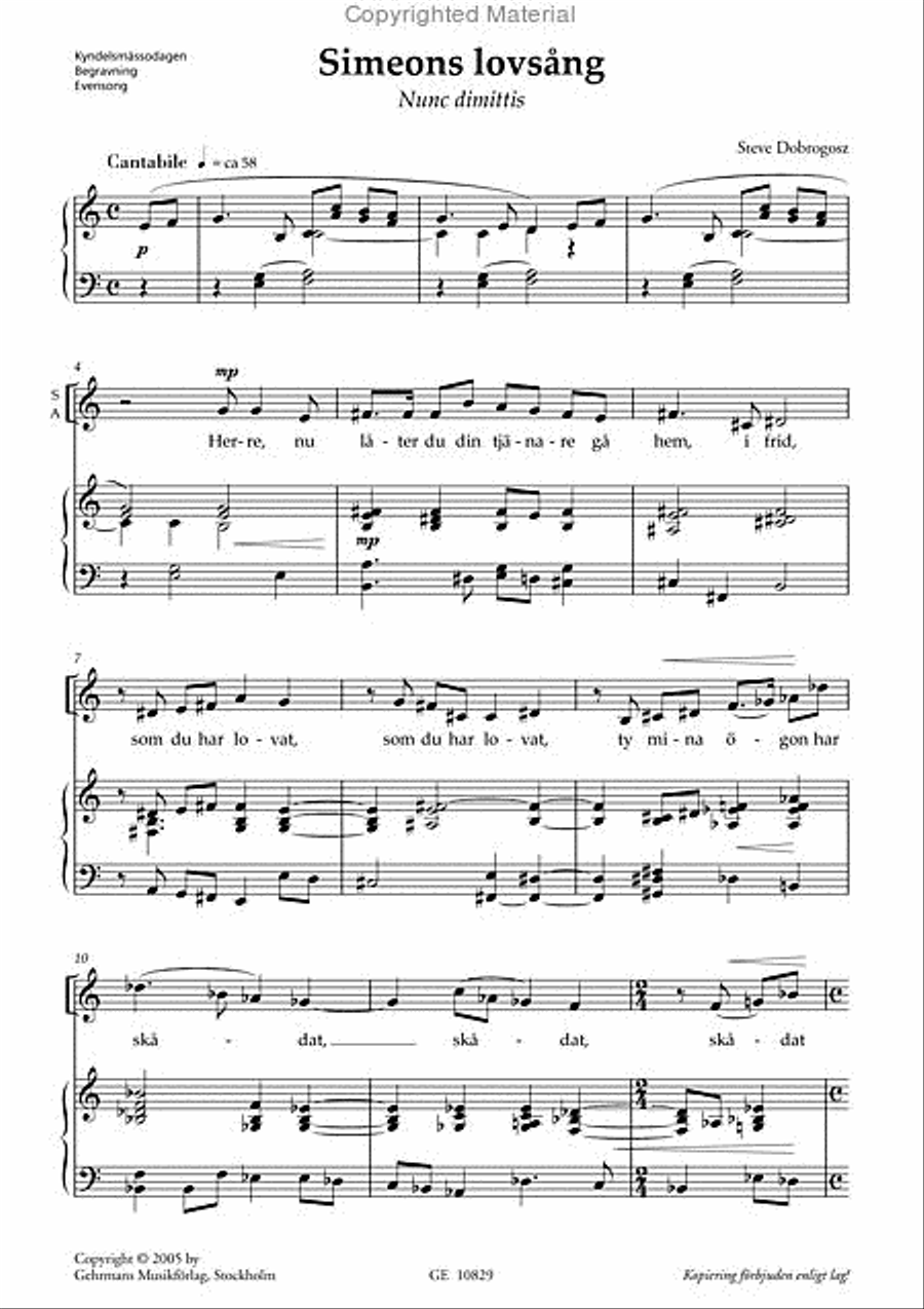 Simeons lovsang Simeons lovsang 3-Part scores gallery preview page 2