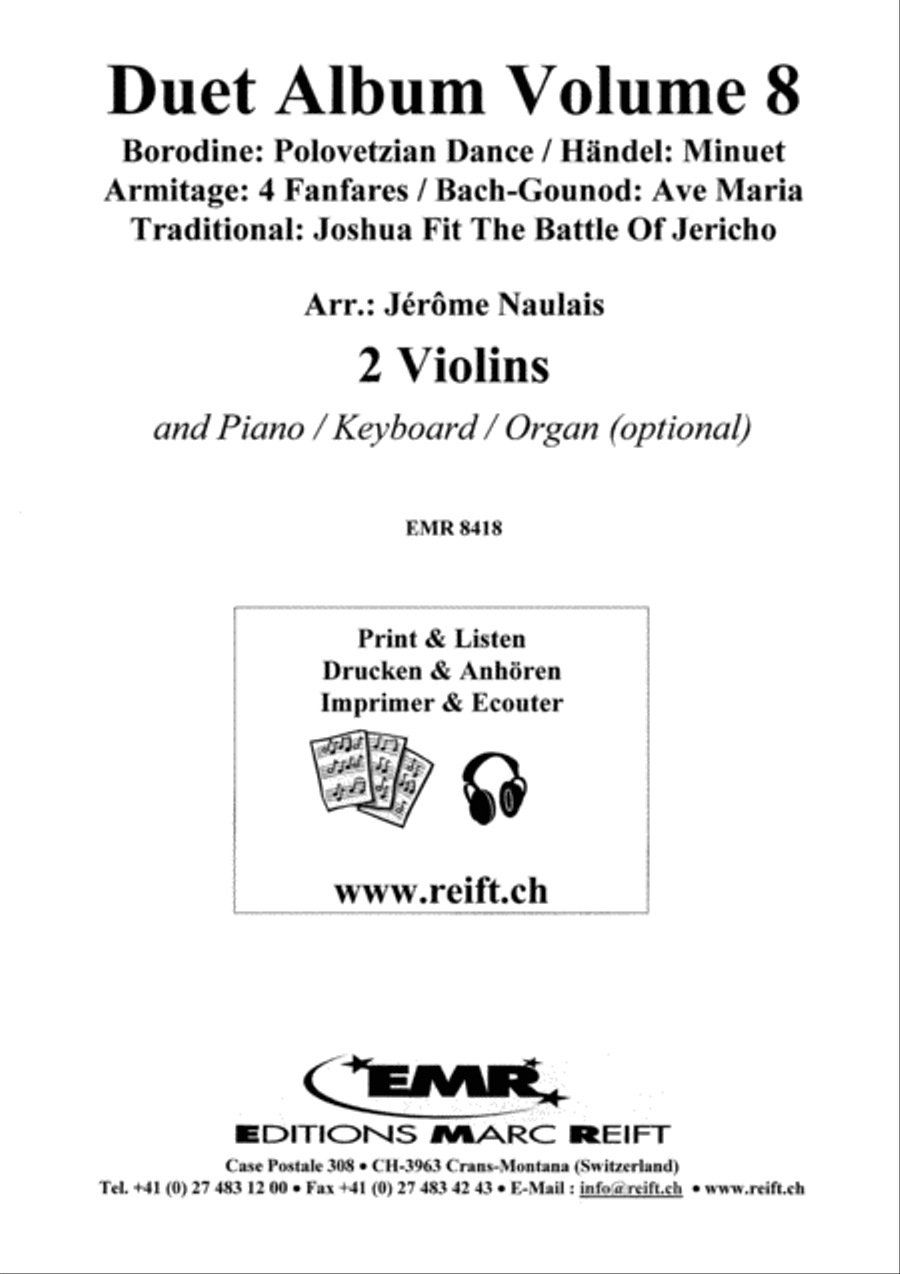 Duet Album Volume 8 Violin scores gallery preview page 2
