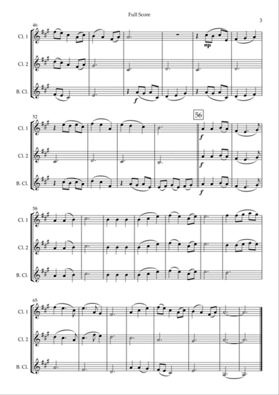 Be Thou My Vision Be Thou My Vision Woodwind Trio scores gallery preview page 3