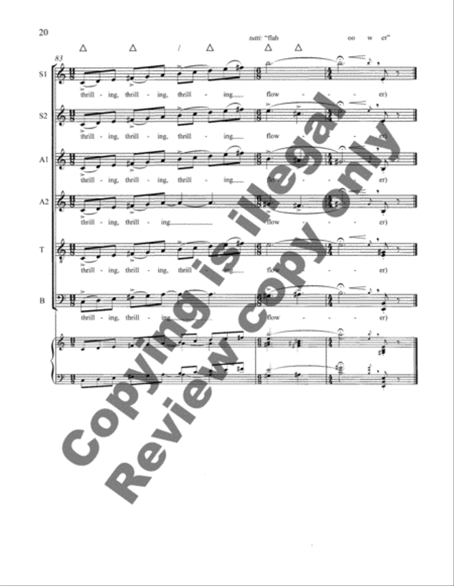 Sometimes I Feel Alive Divisi scores gallery preview page 4