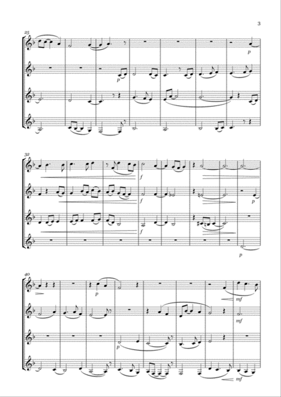 Le Vieux Port Le Vieux Port Brass Ensemble scores gallery preview page 3