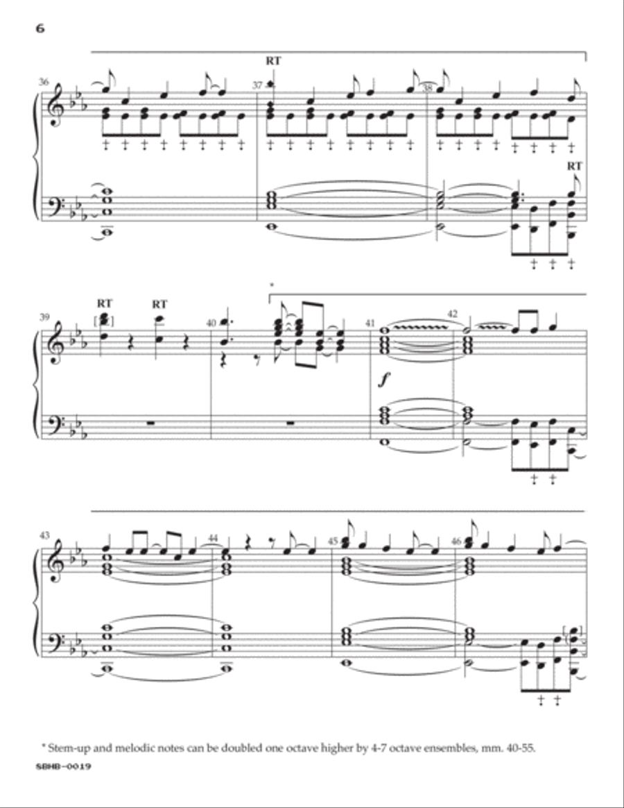Blinding Lights Handbell Choir scores gallery preview page 6