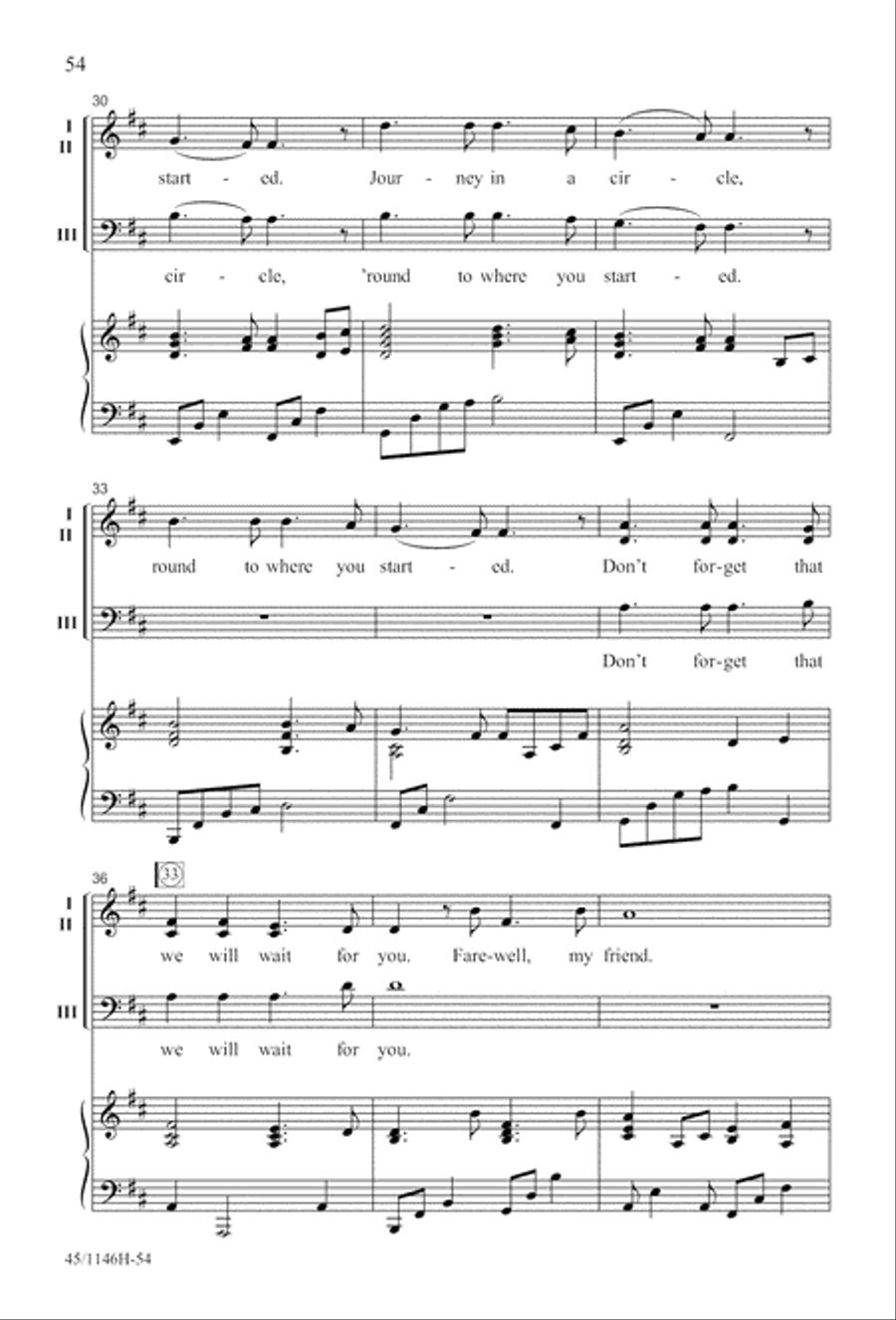 We Sing the World Around Choir scores gallery preview page 54