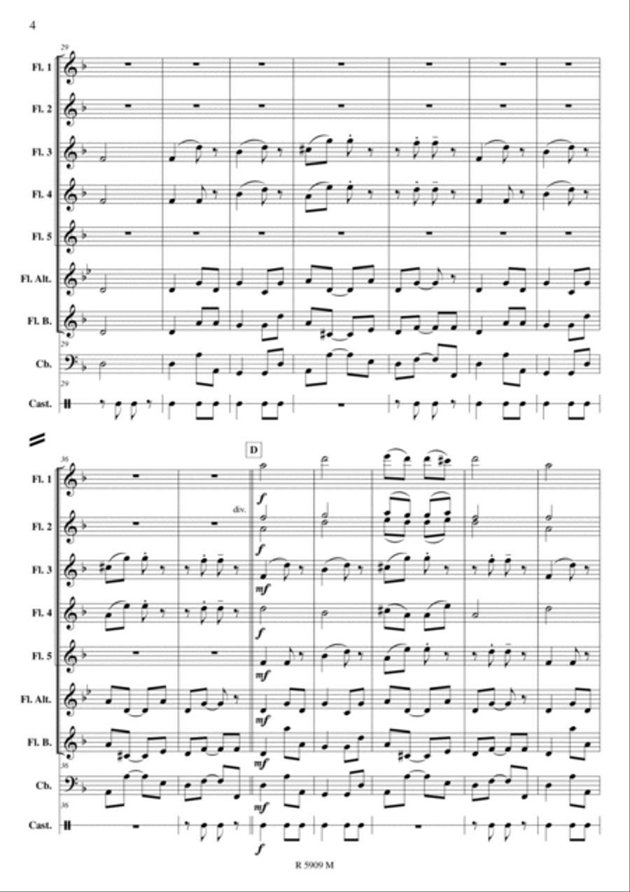 Fiesta de amigos Fiesta de amigos Flute scores gallery preview page 5