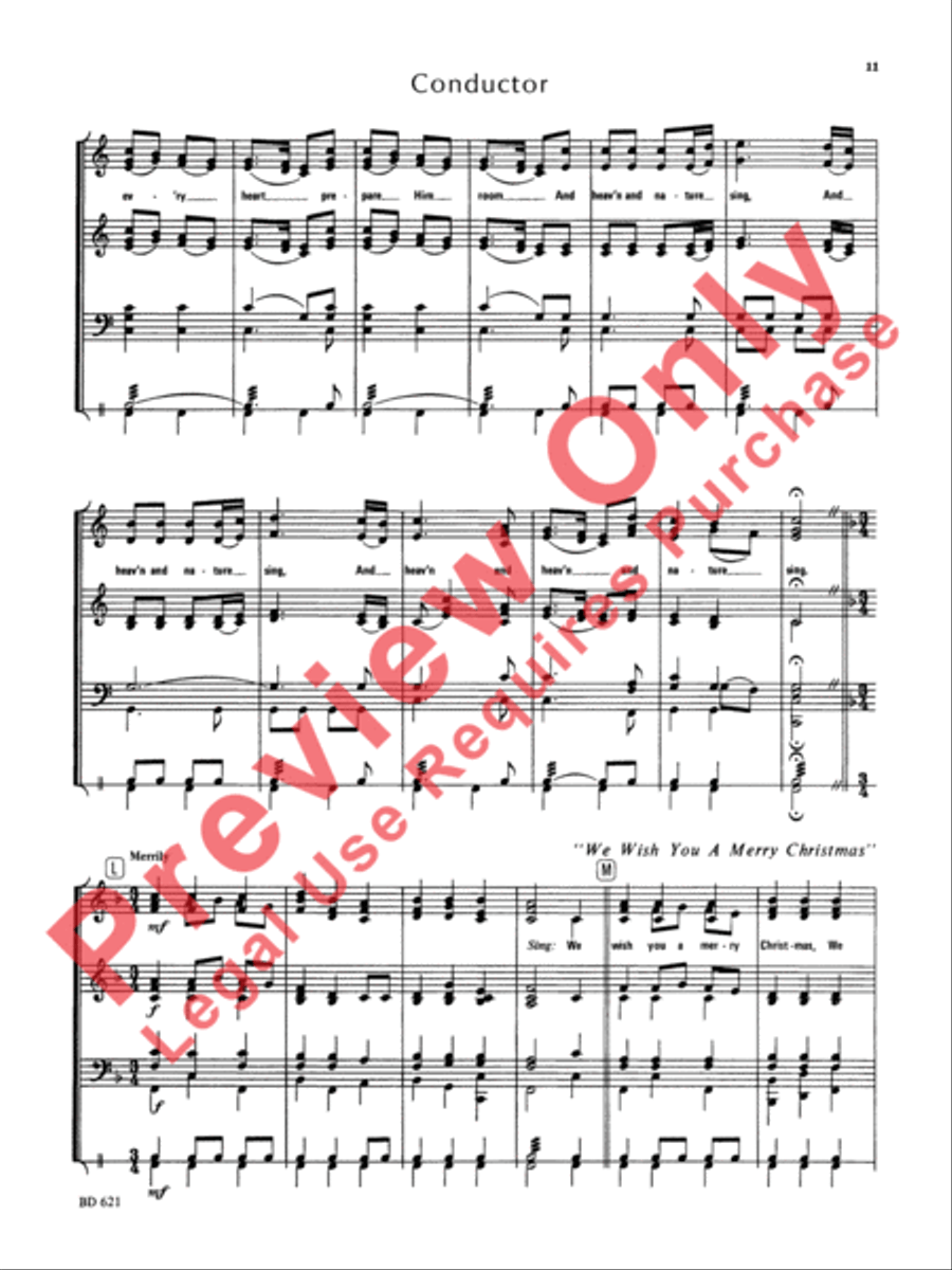 Christmas Sing-a-Long (for Band with Audience Participation) Concert Band scores gallery preview page 12