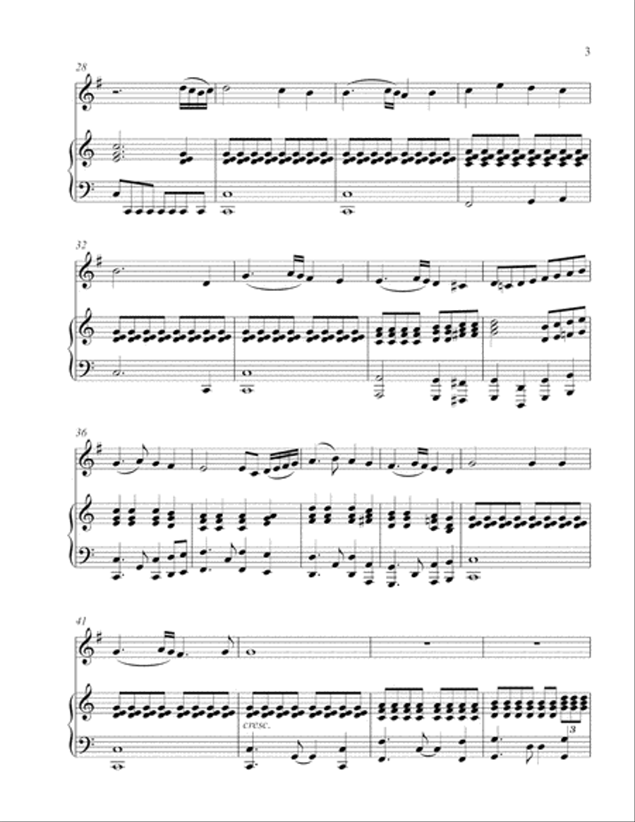 It Is Well With My Soul (treble F instrument solo) Horn scores gallery preview page 4