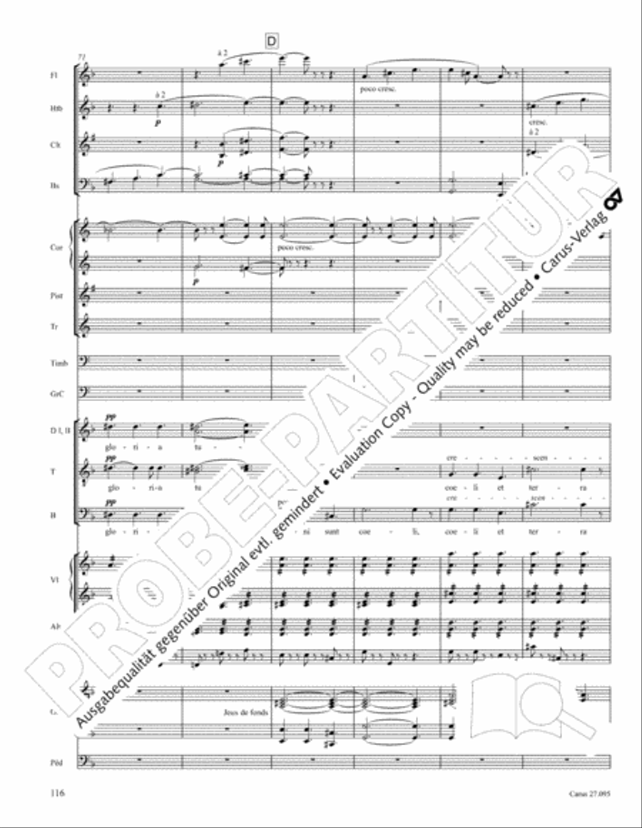 Messe solennelle de sainte Cecile STB scores gallery preview page 129