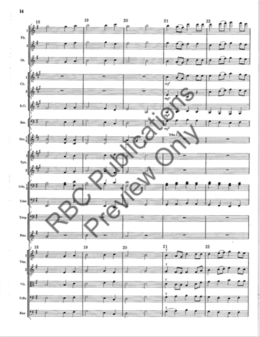 Gloria And Alleluia Gloria And Alleluia Full Orchestra scores gallery preview page 15