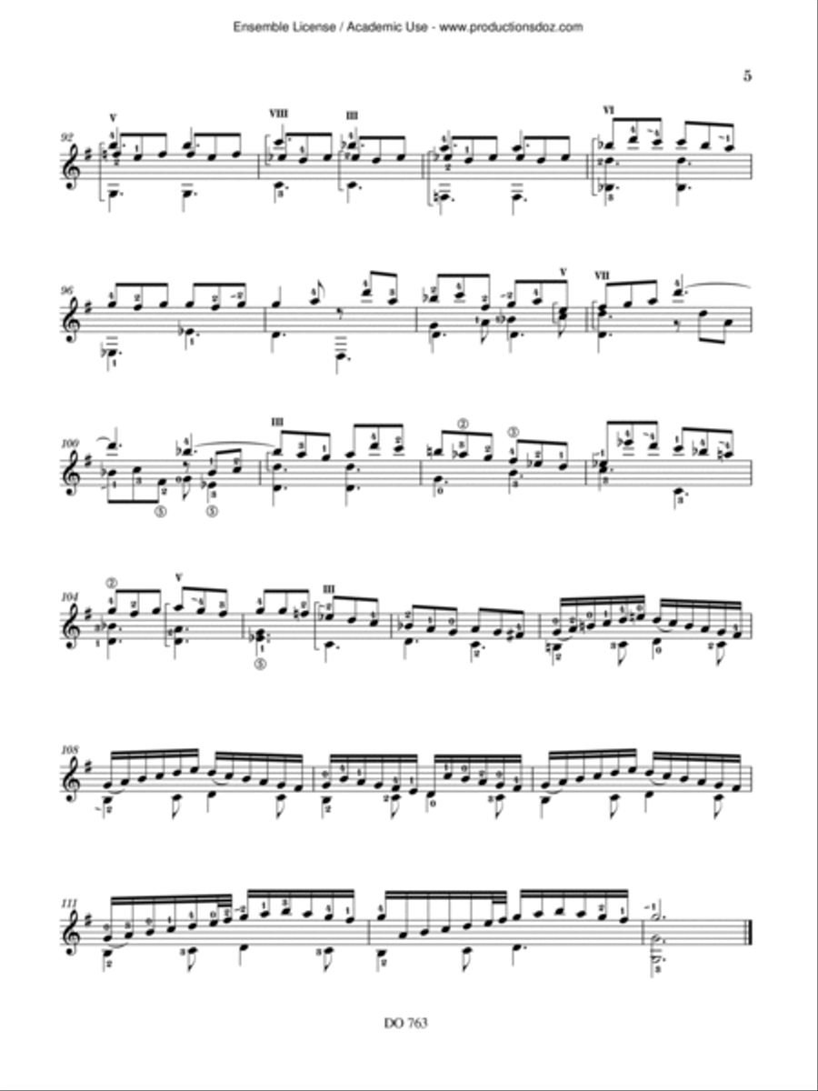 2 Sonates, vol. 3, K. 319, 69 Classical Guitar scores gallery preview page 5