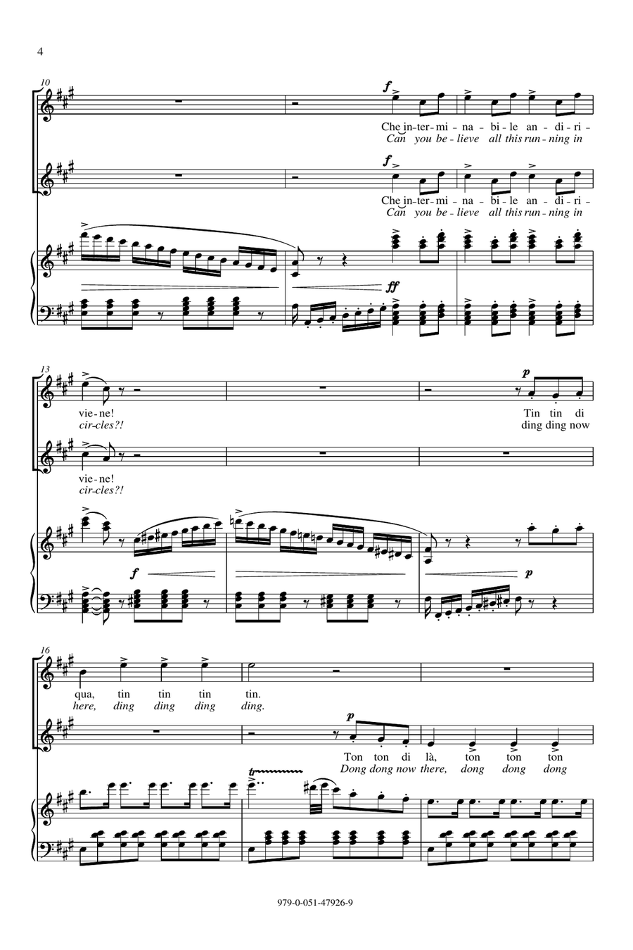 Servants' Chorus 2-Part scores gallery preview page 2
