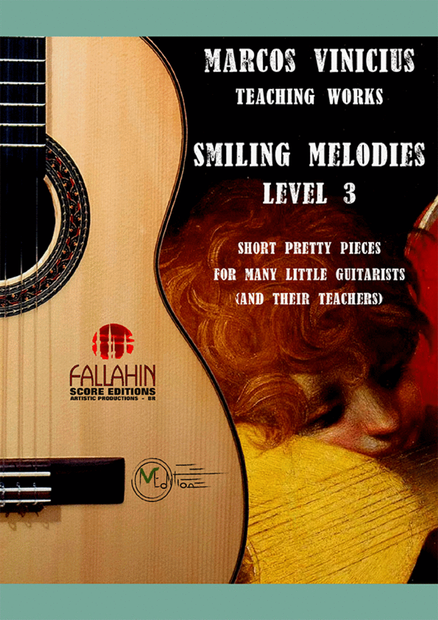 SMILING MELODIES - LEVEL 3 - MARCOS VINICIUS Acoustic Guitar scores gallery preview page 1