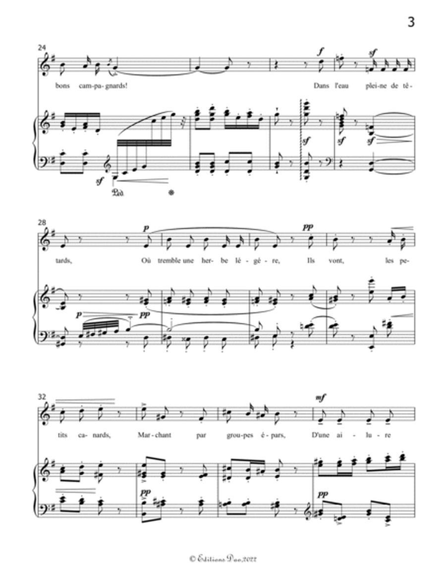 Villanelle des petits canards, by Chabrier, in G Major image number null