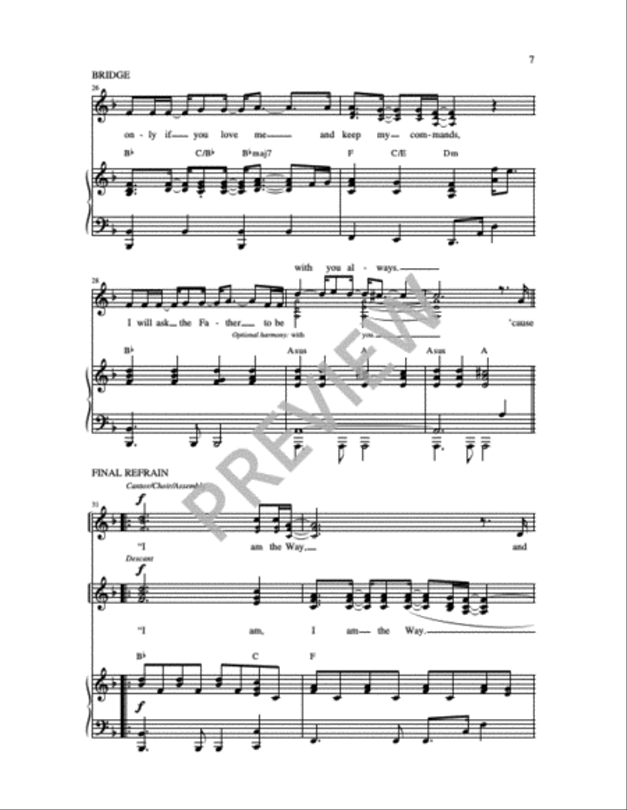 I Am the Way 3-Part scores gallery preview page 10