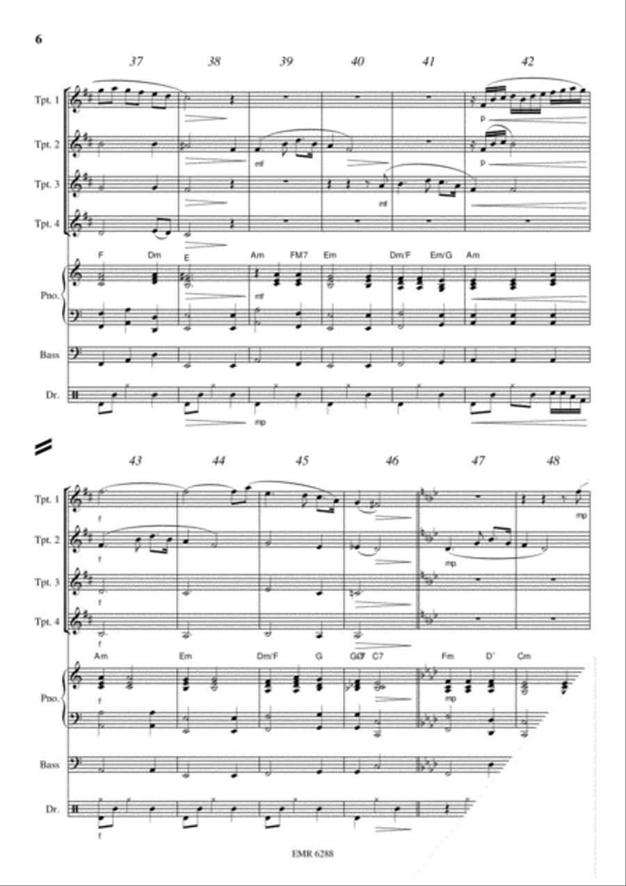 The Last Rose Of Summer The Last Rose Of Summer Trumpet scores gallery preview page 6