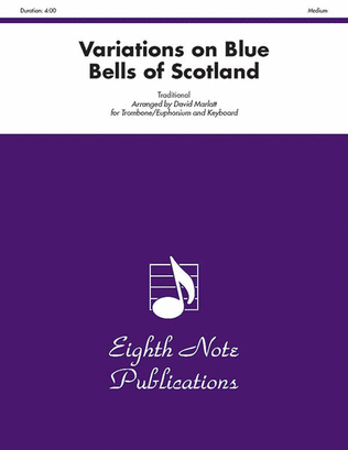 Book cover for Variations on Blue Bells of Scotland