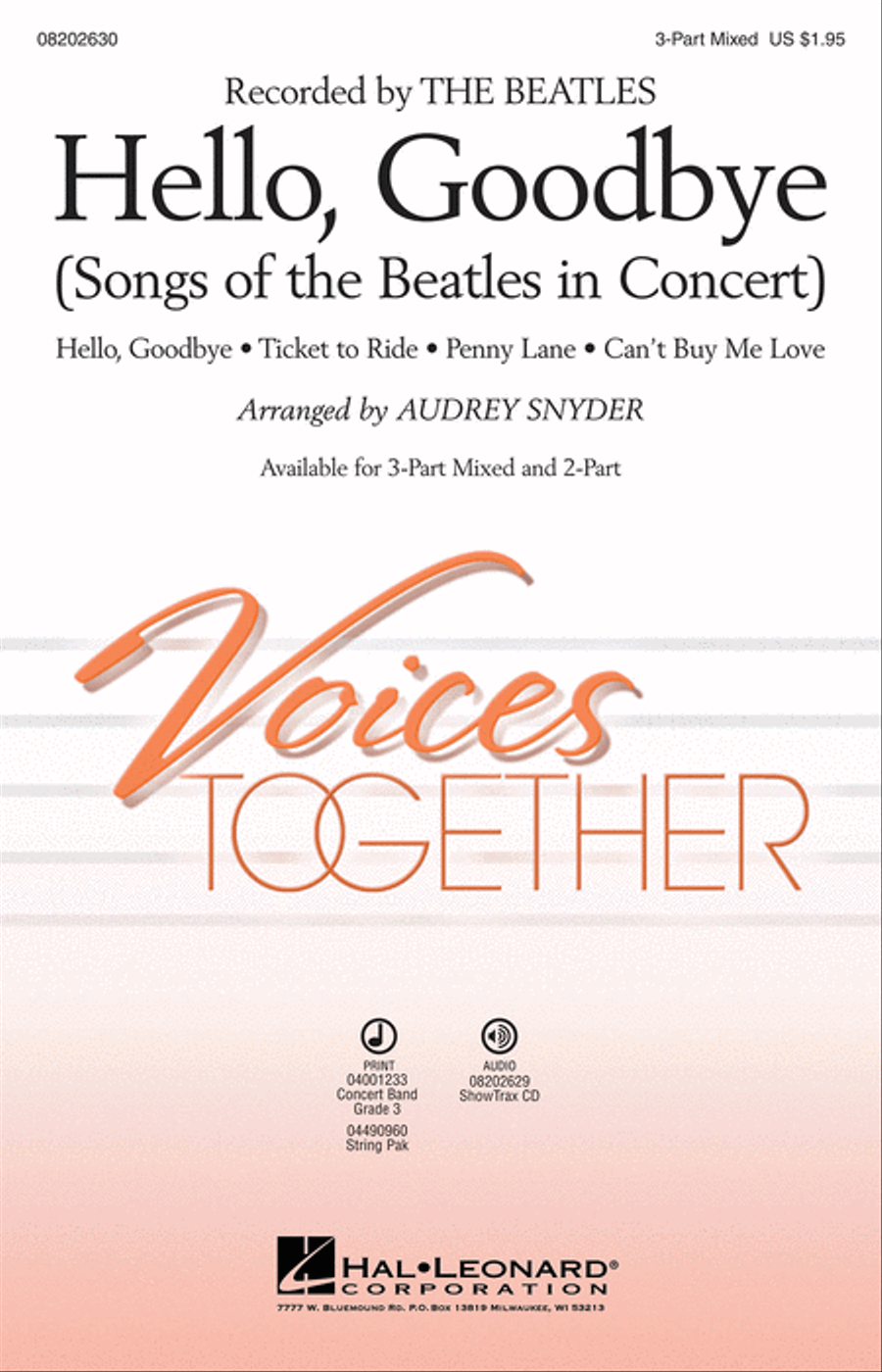 Hello, Goodbye Choir scores gallery preview page 1