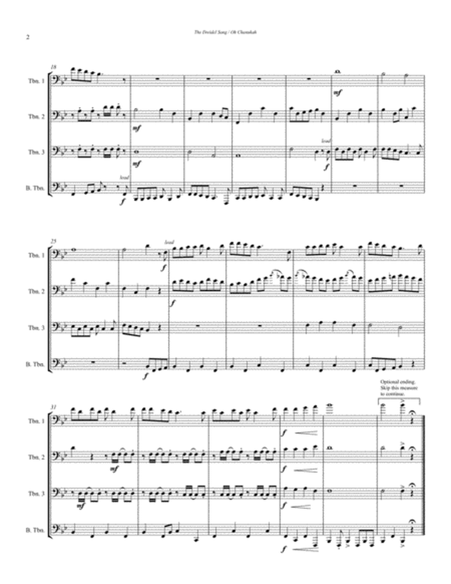 The Dreidel Song and Oh Chanukah for Tuba Quartet