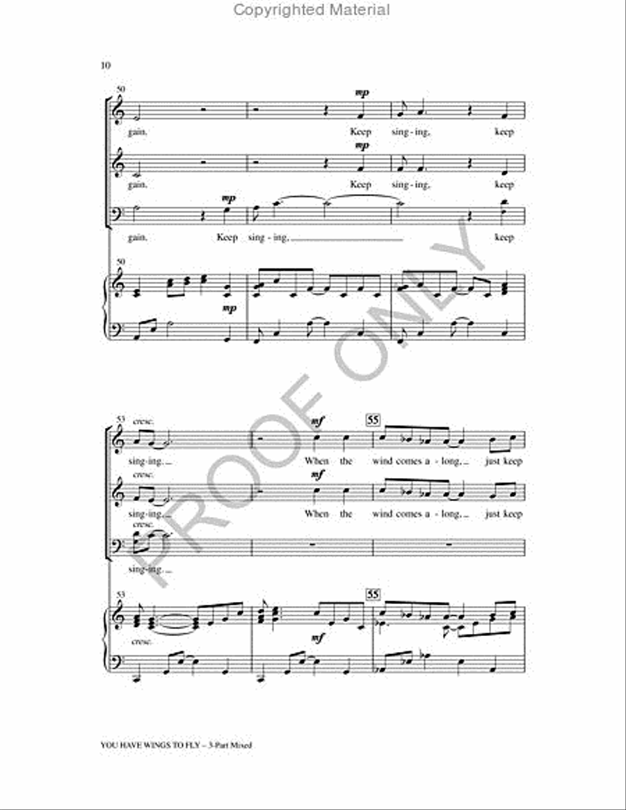 You Have Wings To Fly 2-Part scores gallery preview page 10