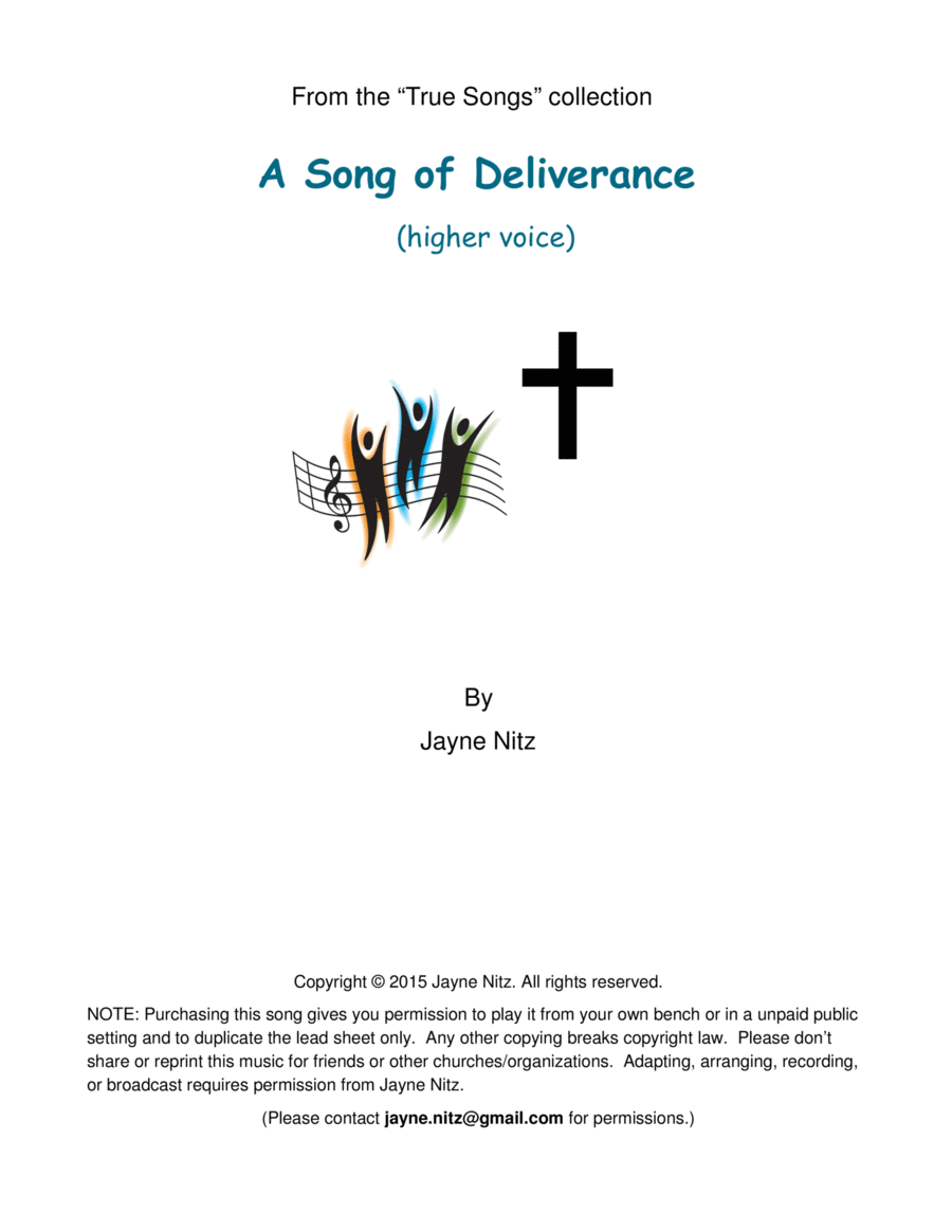 A Song of Deliverance (high voice) High Voice scores gallery preview page 1