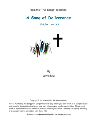 A Song of Deliverance (high voice)