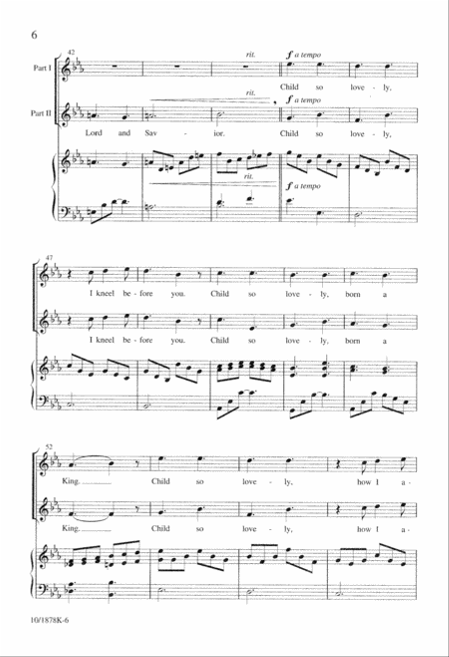 Child So Lovely 2-Part scores gallery preview page 6