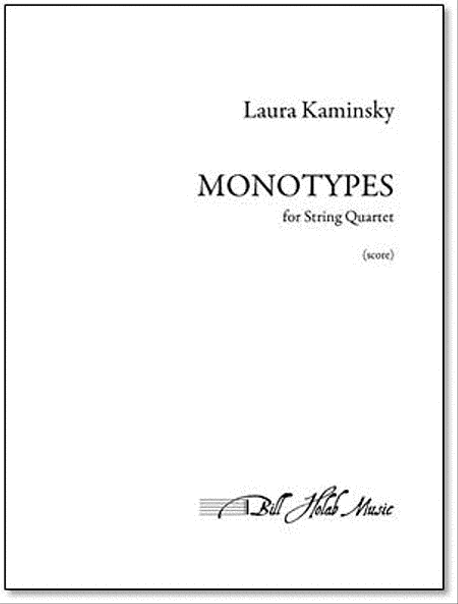 Monotypes String Quartet scores gallery preview page 1