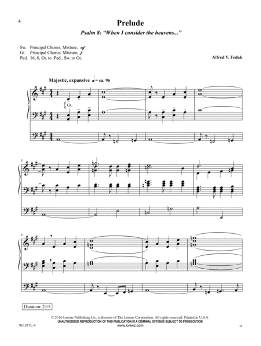 All Nature Sings Organ Solo scores gallery preview page 2