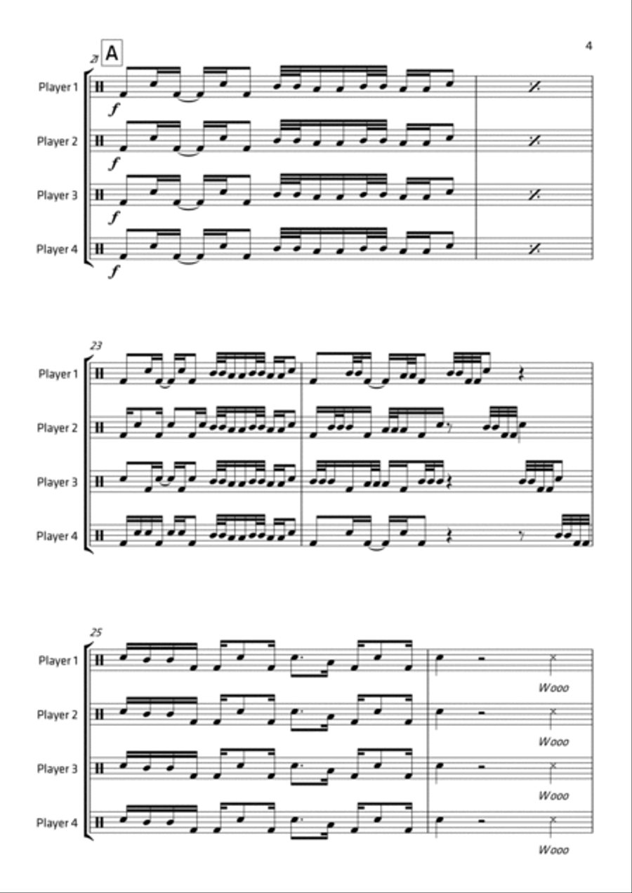 SLAP! Percussion Ensemble scores gallery preview page 5