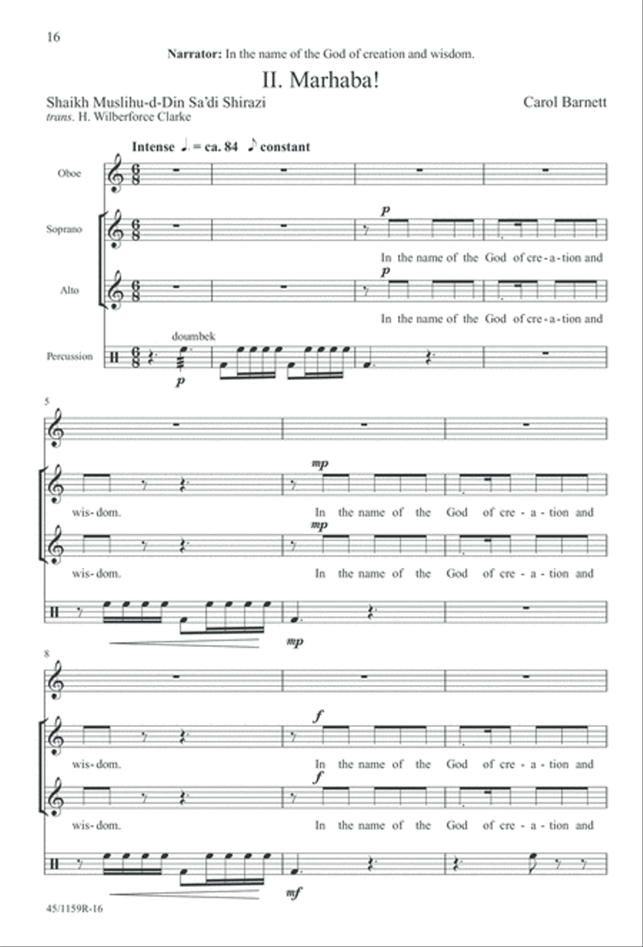 The Day of Hope - Choral/Full Score SSAA scores gallery preview page 16