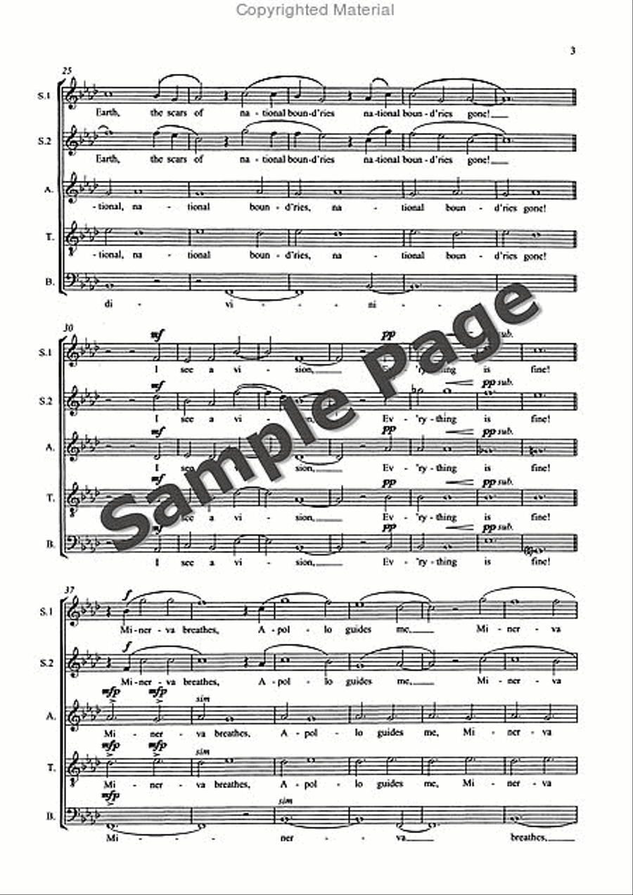 Skywalk (I See the Horizon) SSATB scores gallery preview page 8